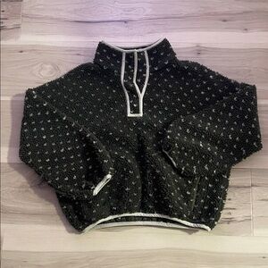 THE GREAT. Olive and Cream Textured Jacket